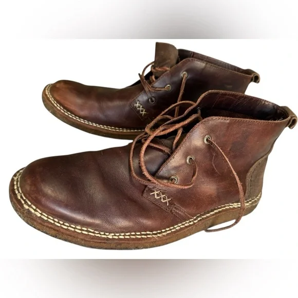 Wolverine Men's Brown Leather Boots Size 10.5 M​